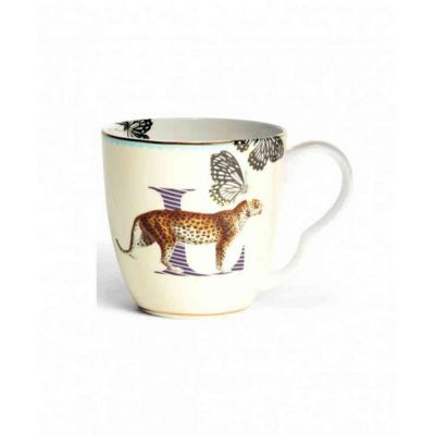 Alphabet mug  leopard