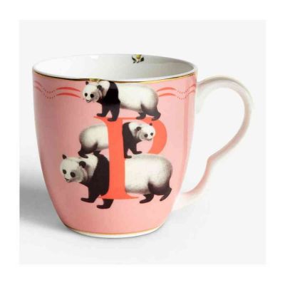 Alphabet mug panda