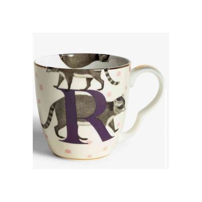 Alphabet mug racoon