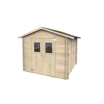 Casetta hobby 248x248x215 con porta doppia finestrata