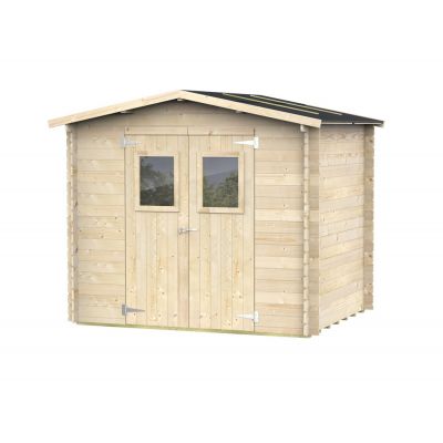 Casetta hobby 248x198x215 con porta doppia finestrata