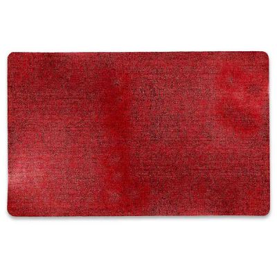 Sottopiatto effetto metallico rosso 30x45 cm