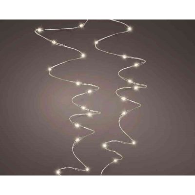 Micro led stringlights steady  595cm-120L bianco caldo