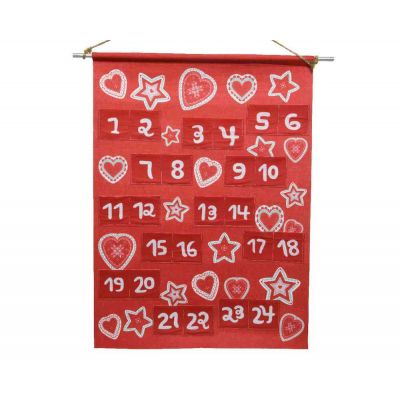 Advent calendar in poliestere w he addobbi