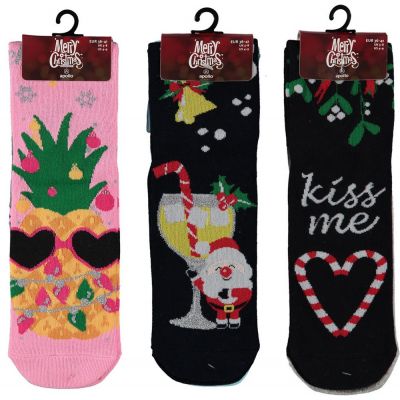 Ladies x-mas socks 2-pack