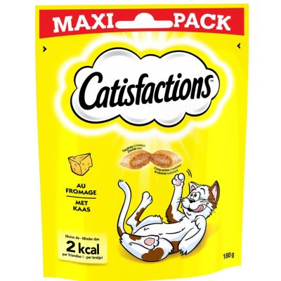Snack per gatto catisfaction al formaggio maxi pack gr. 180