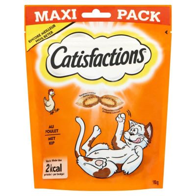 Snack per gatto catisfaction al pollo maxi pack gr. 180