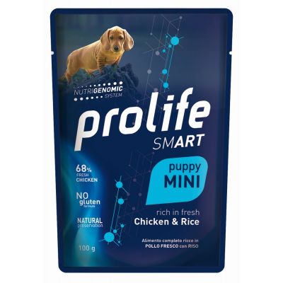 Dog smart pup pollo e riso mini 100 g