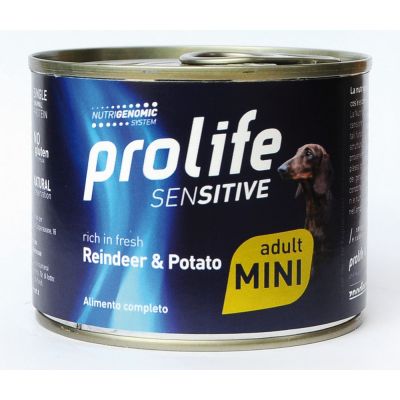 Dog Sensitive ad renna e patate mini 200 g