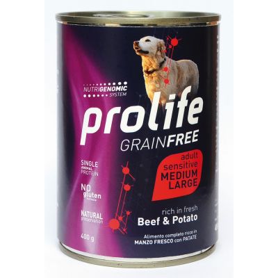 Dog grainfree ad carne e patate m/l 400 g