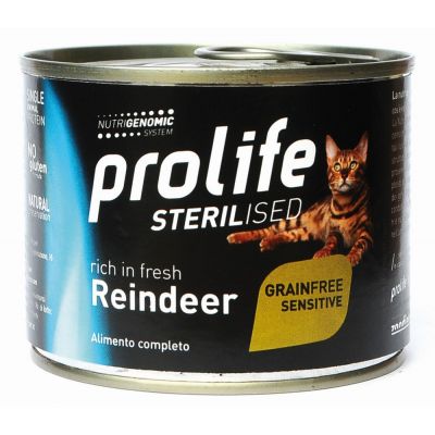Prolife Cat Sterilised adult reindeer 200 g