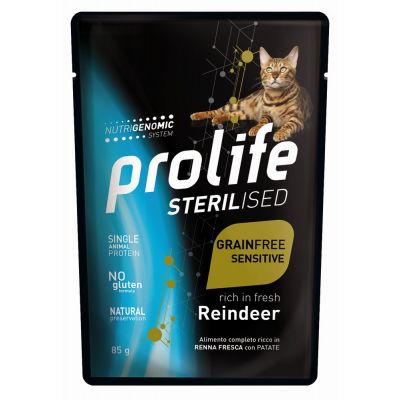 Prolife Cat Sterilised adult reindeer 85 g