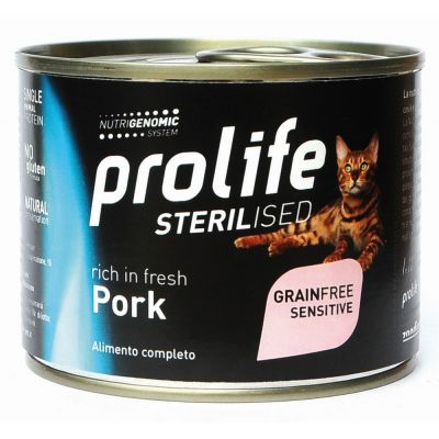 Prolife Cat Sterilised adult maiale 200 g