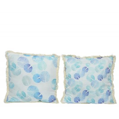 Cushion polyester square leaf