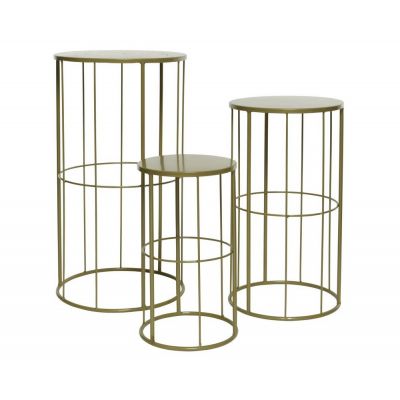 Vaso table iron 30-30-55Cm
