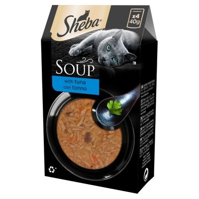 Sheba soup tonno 4 x 40 gr.