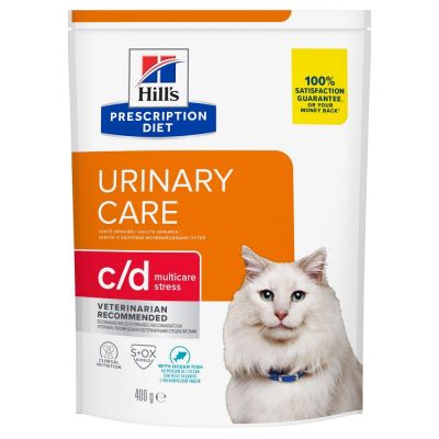 Pd feline c/d urinary care multicare stress pesce 400 gr.