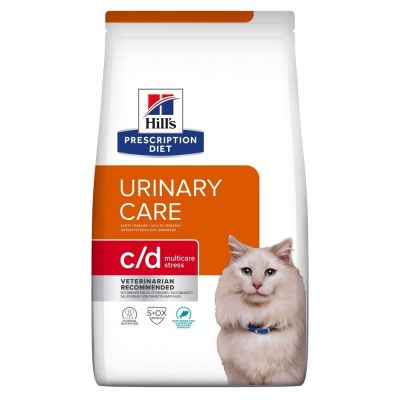 Hill's PRESCRIPTION DIET c/d Multicare Stress crocchette per gatti per la salute urinaria con pesce oceanico 1,5 kg.