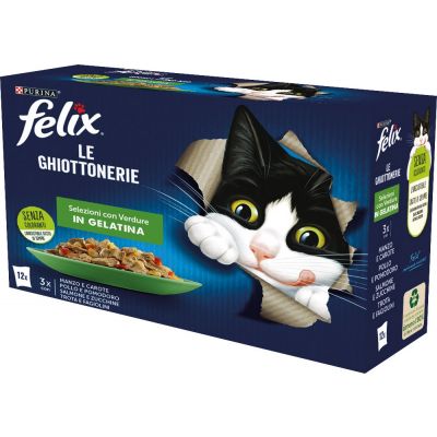 Felix le ghiottonerie selezioni con verdure 12x85 gr