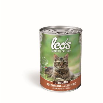 Leo's cat sterilised tacchino 415 gr.