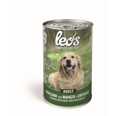Leo's dog adult manzo e verdure 1,23 kg.