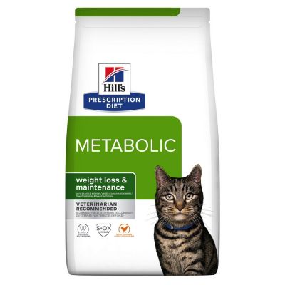 Hill's PRESCRIPTION DIET Metabolic crocchette per gatti per la gestione del peso 3 kg.