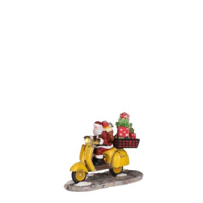 Santa in a hurry battery yell.