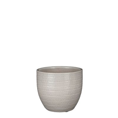 Carrie pot round l. grey