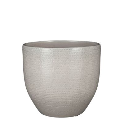 Carrie pot round l. grey