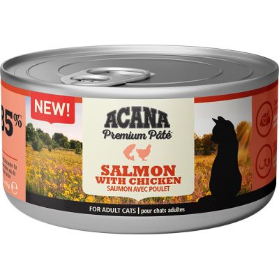 Acana wet cat paté salmone e pollo 85 gr.