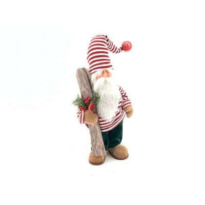 Standing Babbo Natale Red White 