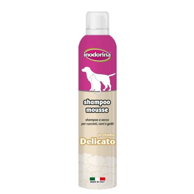 Inodorina shampoo mousse profumo delicato 300 ml.