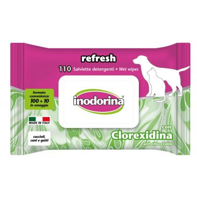 Inodorina salviette refresh clorex 110 pz