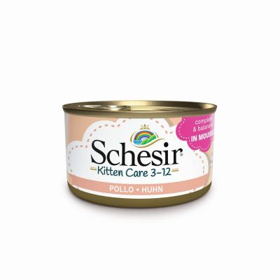 Schesir mousse kitten care pollo 85 gr.