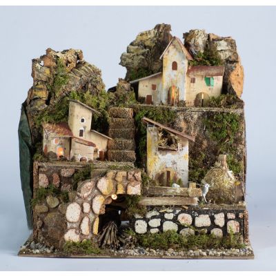 Paesaggio con luci