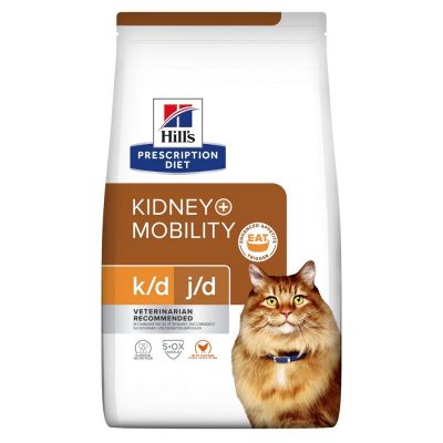 Pd feline k/d j/d kidney+mobility pollo 1,5 kg.