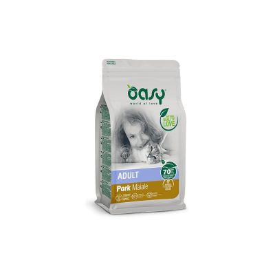 Oasy dry cat adult maiale