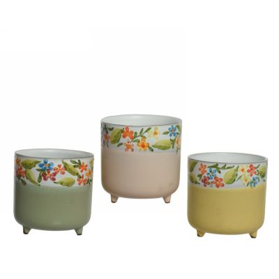 Planter terracotta round with