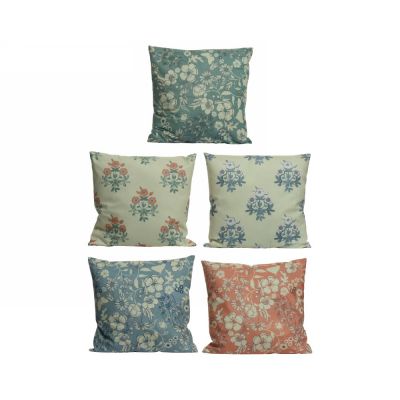 Cushion polyester flower print