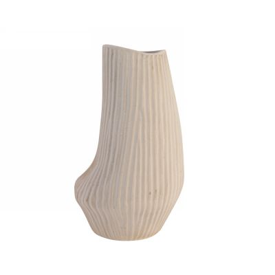 Vase earthenware reactive brow