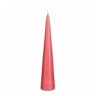 Cone candle salmon