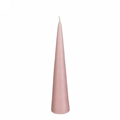 Cone candle mauve