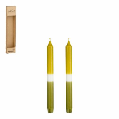 Dipdye dinner candle l.gr 2 pz