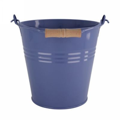 Bucket metal w/beech wood fsc