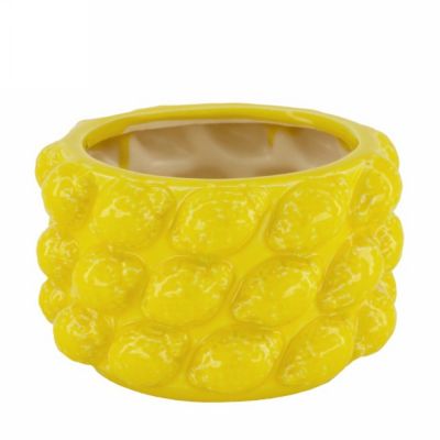 Planter lemon ceramic