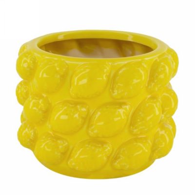 Planter lemon ceramic
