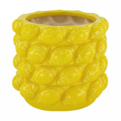 Planter lemon ceramic