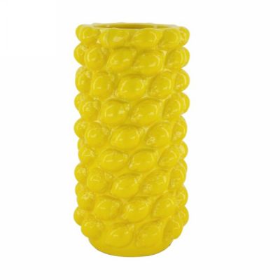 Vase lemon ceramic