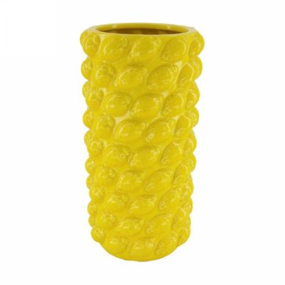 Vase lemon ceramic