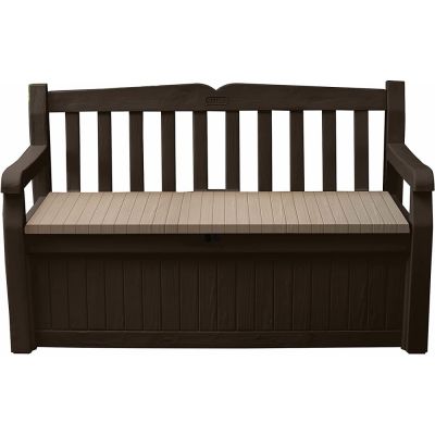 Baule eden bench marrone 140x60x84 cm.